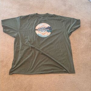 Olive Green Graphic T-Shirt